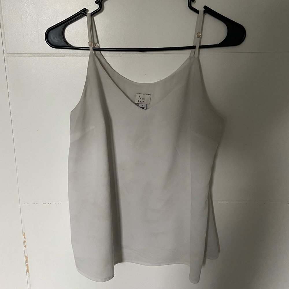 small white tank top